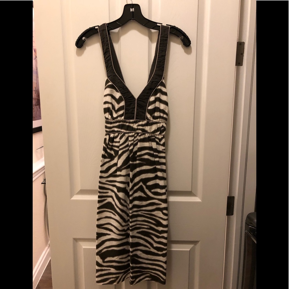 Zebra Print Sun Dress